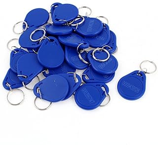 EM4100 125KHz Blue Door Control RFID Proximity ID Cards Key Fobs 25pcs
