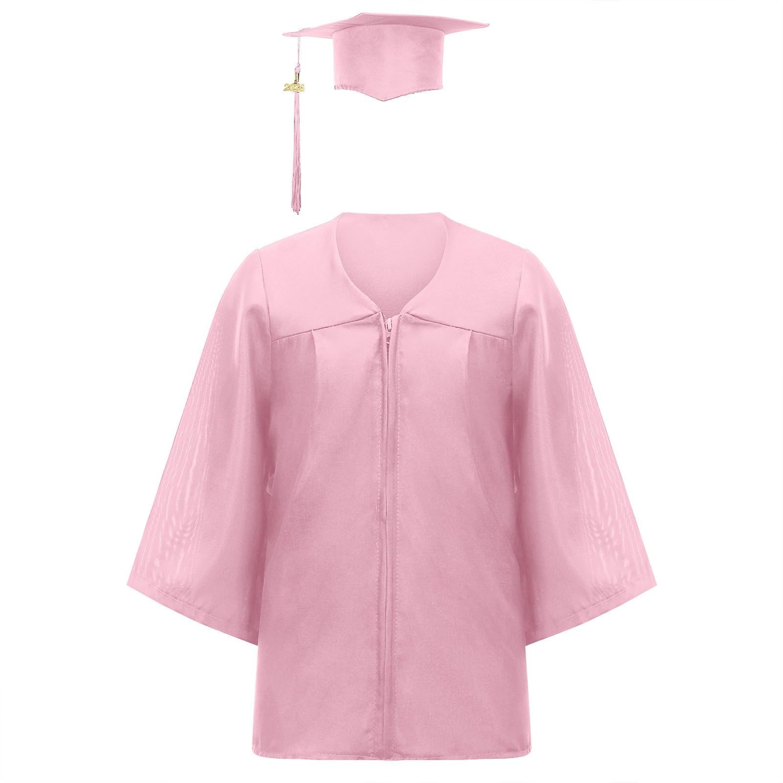 2026 Kids Graduation Cap and Gown Kindergarten Preschool Graduation Gown and Cap Set for Kids Boys Girls Ceremonies Outfit — view 3