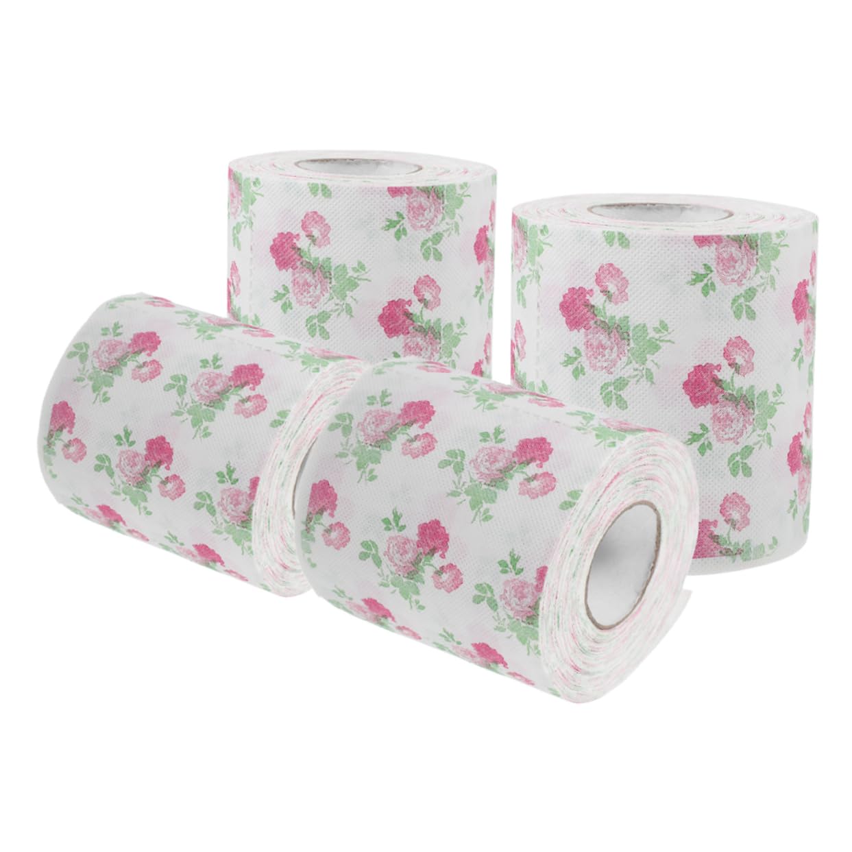 Ipetboom 3 Zestawy Serwetka Papierowa Na Lunch Akcesoria Łazienkowe Dekoracja Chusteczek Uroczy Papier Toaletowy Drukowane Chusteczki Łazienkowe Serwetka Kuchenna Miękki Papier 4 rolki*3