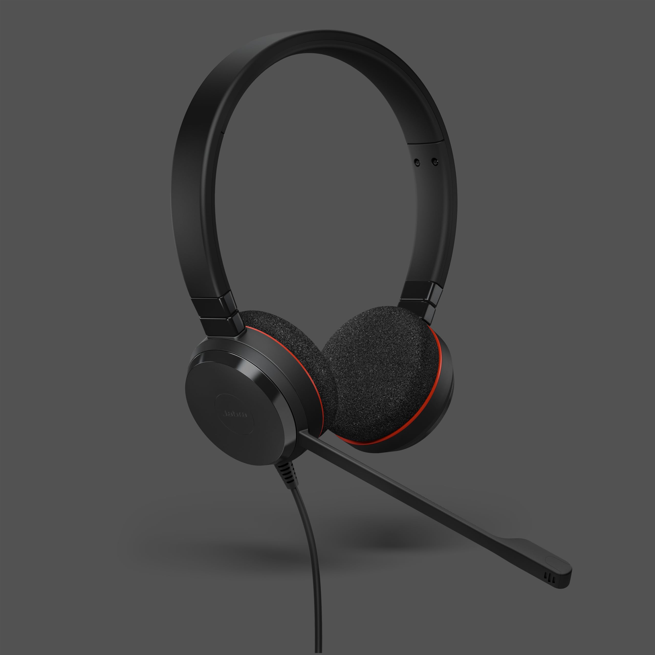 Jabra Evolve 20 MS Stereo USB-C/A Wired Headset with Noise-Cancelling Microphone | MS Teams Certified | Professional On-Ear Business Headphones for PC & Laptop | Plug & Play | Office & Call Center — Amazon image 3