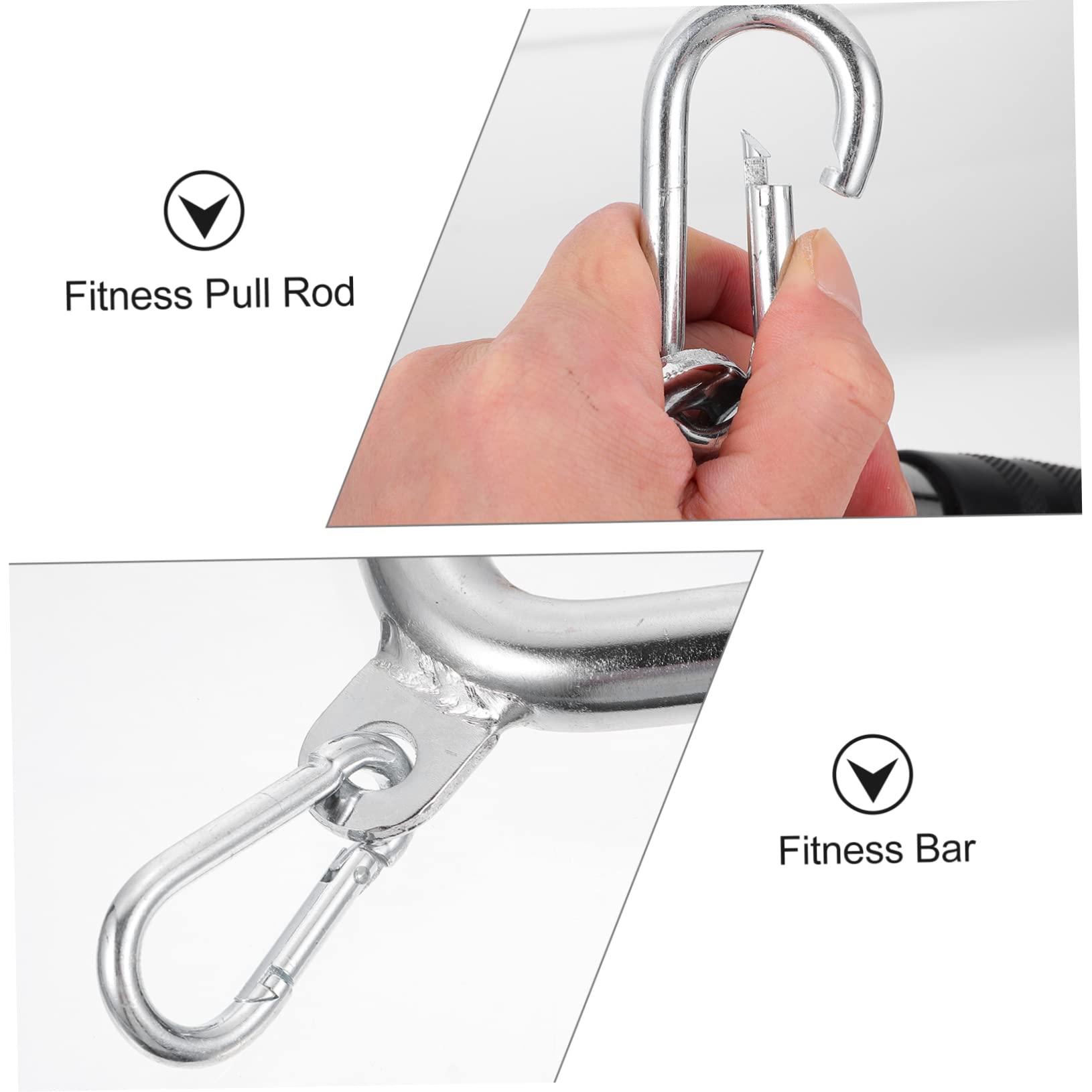 BIUDECO Home Gym Pull Rod Shoulder Pulling Bar Exercise Equipment Tension Lever One Set