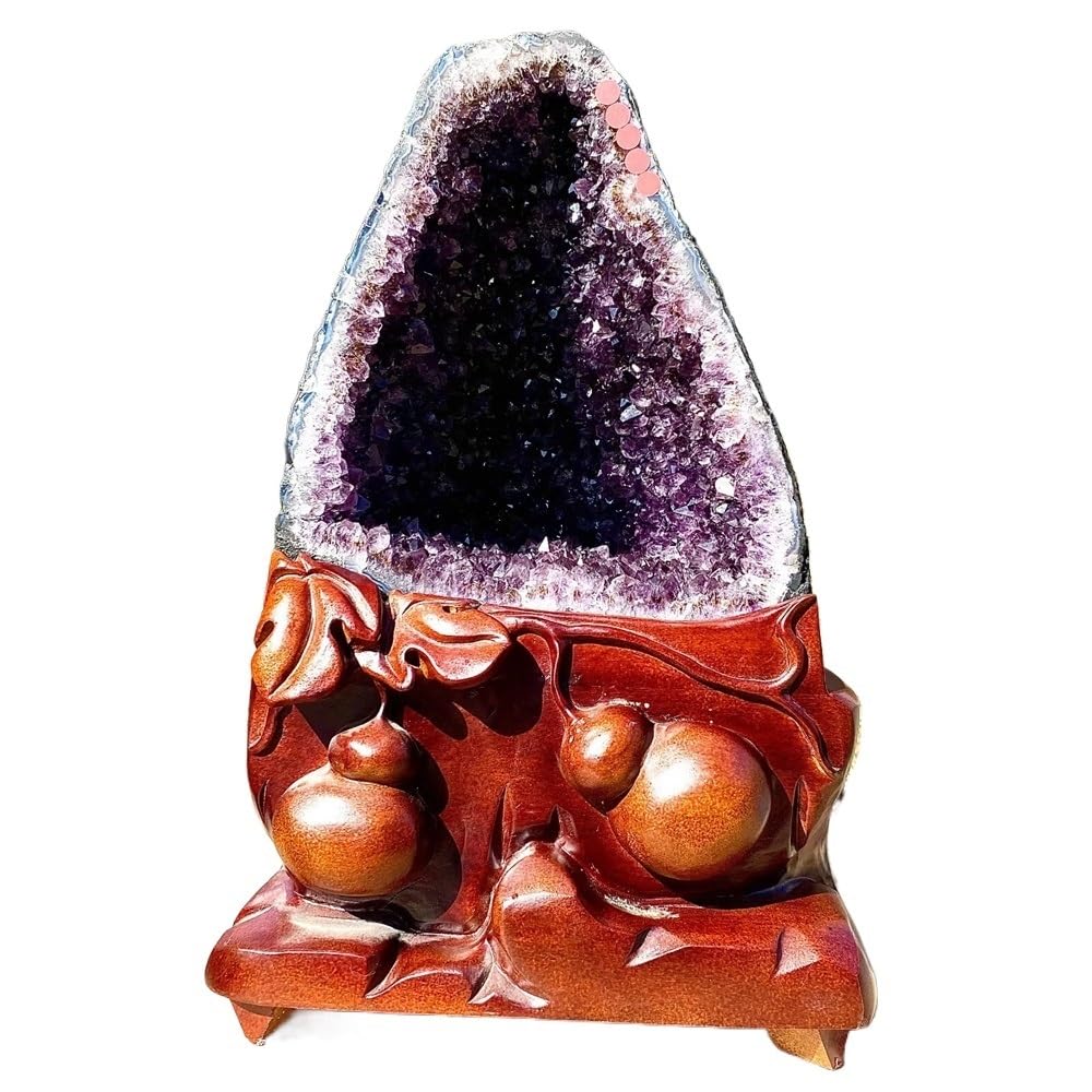 1pc 9-12kg Brazilian Amethyst Cave gemstone crystal cluster decoration gift