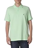 Men's Short Sleeve Solid Cotton Pique Polo Shirt