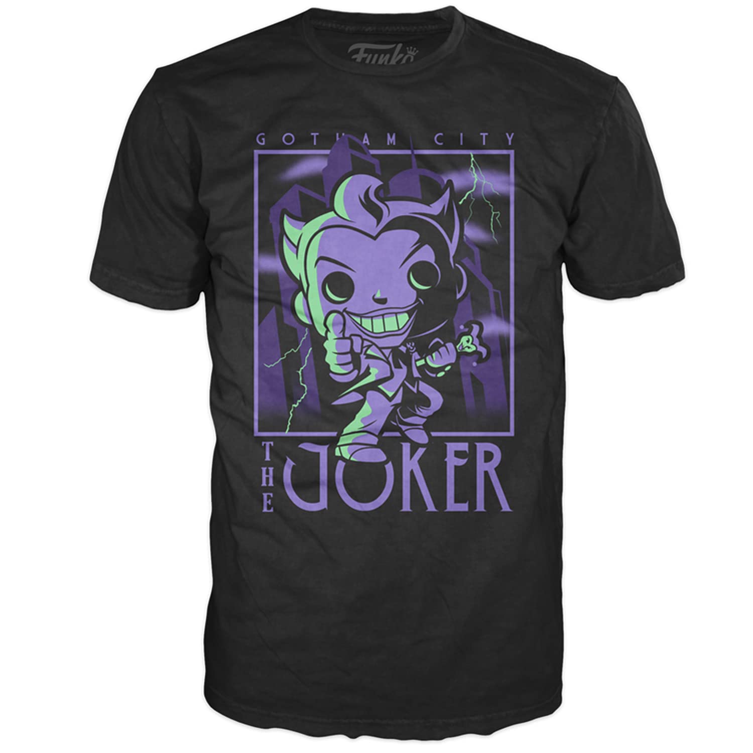 FunkoFunko Pop Tee! DC Comics: Gotham City Joker (Unisex) - X-Large