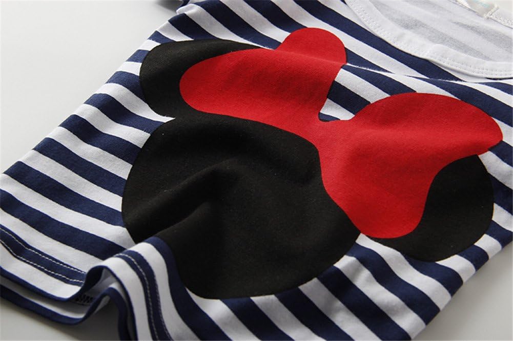 Mud Kingdom Toddler Girls' Cartoon Cute Set T-Shirt and Tutu Skirt Outfit - Image 4