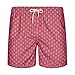 Blue coast yachting Costume da bagno per bambino e padre Misto stampato e asciugatura rapida, Polpo-rosso, 5-6 Anni