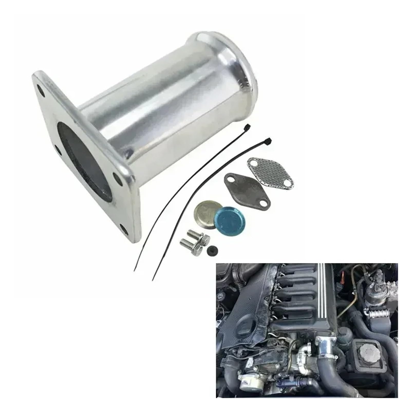 Valvola EGR Ricircolo Gas Scarico Per BMW E46 3 5 7 SERIE X5 M47 M57 M67 E39 E65 E83 E38 SOSTITUIRE IL TUBO DI CHIUSURA