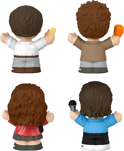 Miniatura 5 de Little People Collector Seinfeld Serie de TV Edición Especial Set en caja de regalo para adultos y fanáticos, 4 figuras