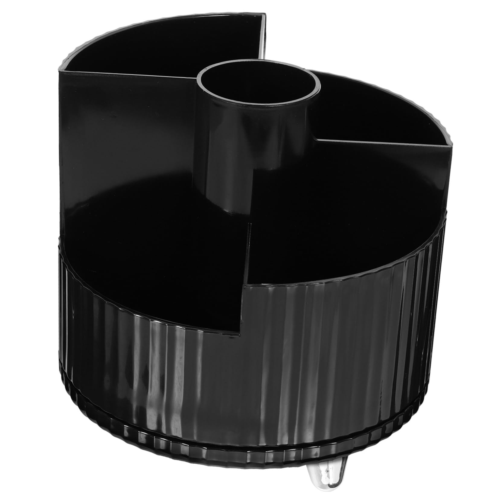 Boîte De Rangement Pour Pailles - Support En Acier Inoxydable Avec Seau Transparent - Multi-usages