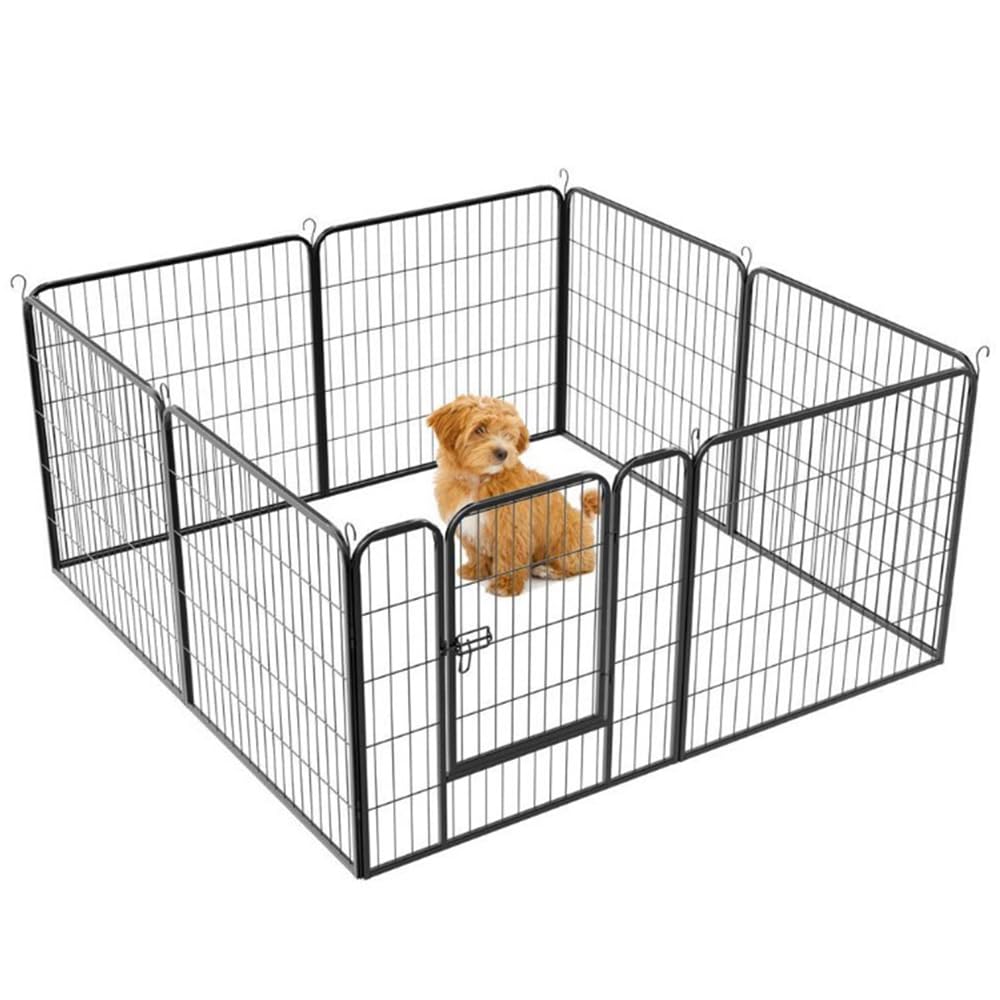 Barriera di sicurezza Recinzione Camino per bambini cane gatto Firewall Barriera scale Barričre Gabbia Firewall griglia di protezione 8 pannelli pieghevoli, 80 x 60 cm (8 pezzi)