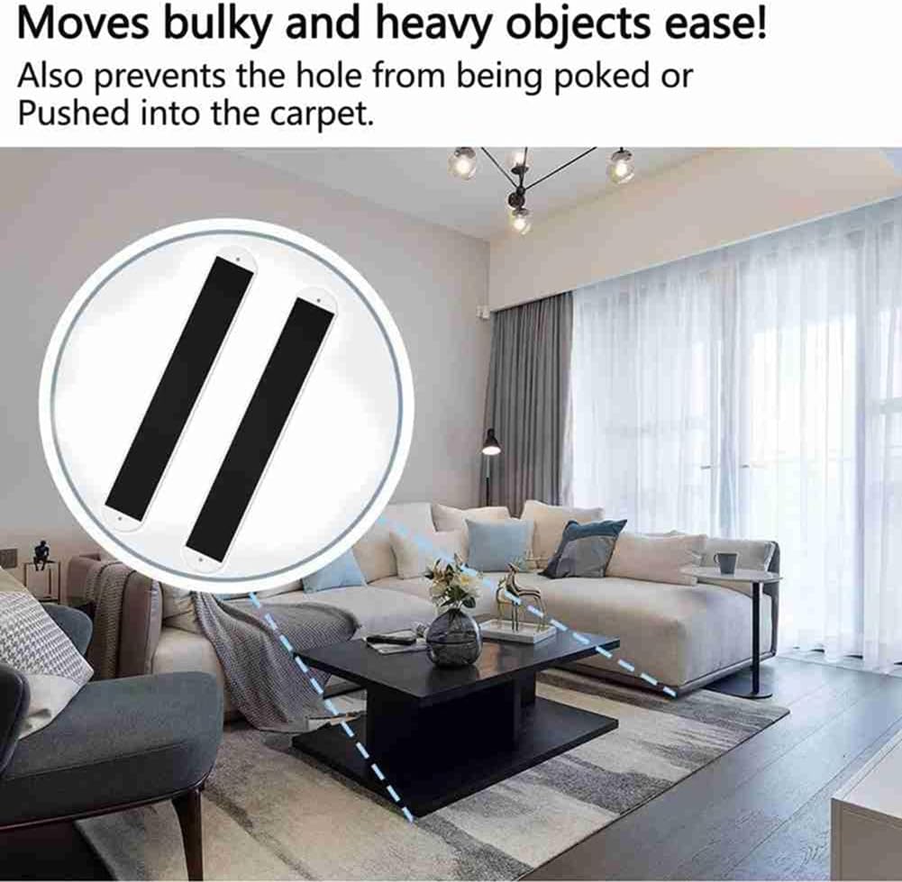 2 Pcs Large Appliance Slider with Pull Strap,Pull Furniture Slides,Moving Furniture Gliders Heavy Duty Sliding Sheet