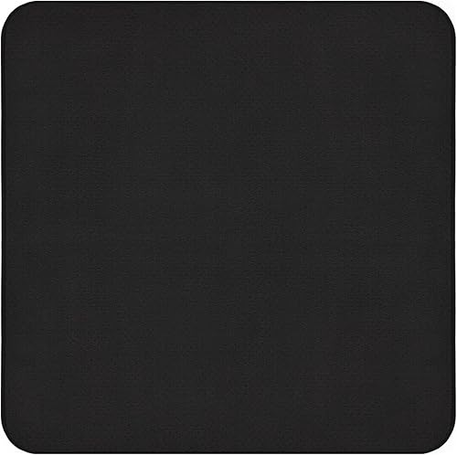 House, Home and More Alfombra antideslizante para interiores, color negro, 3 pies x 3 pies