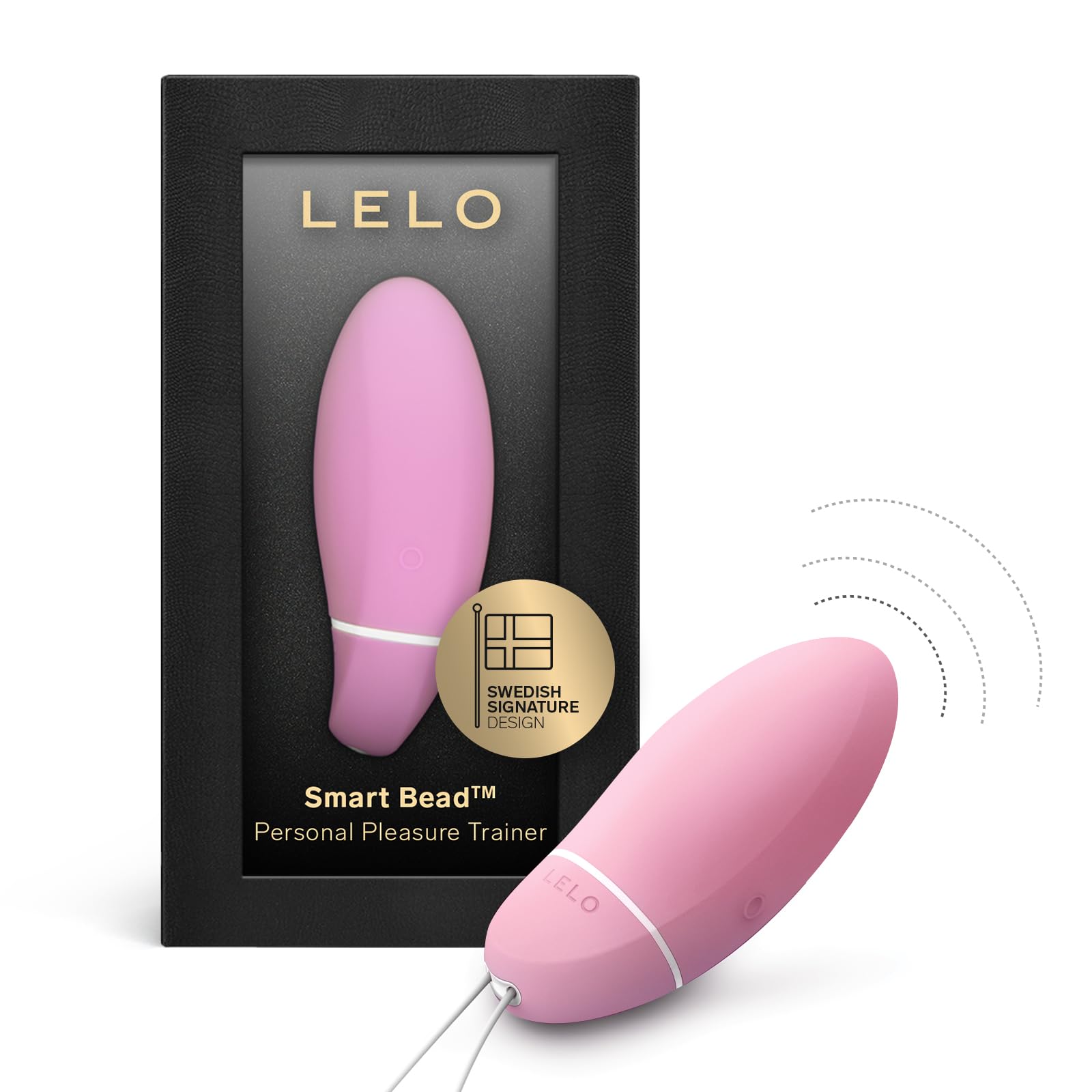 LELO Smart Bead - Palline Vaginali Smart - Dispositivo per Esercizi di Kegel Personalizzati Grazie a Sensori Tattili – Palline di Kegel Donne, Rosa