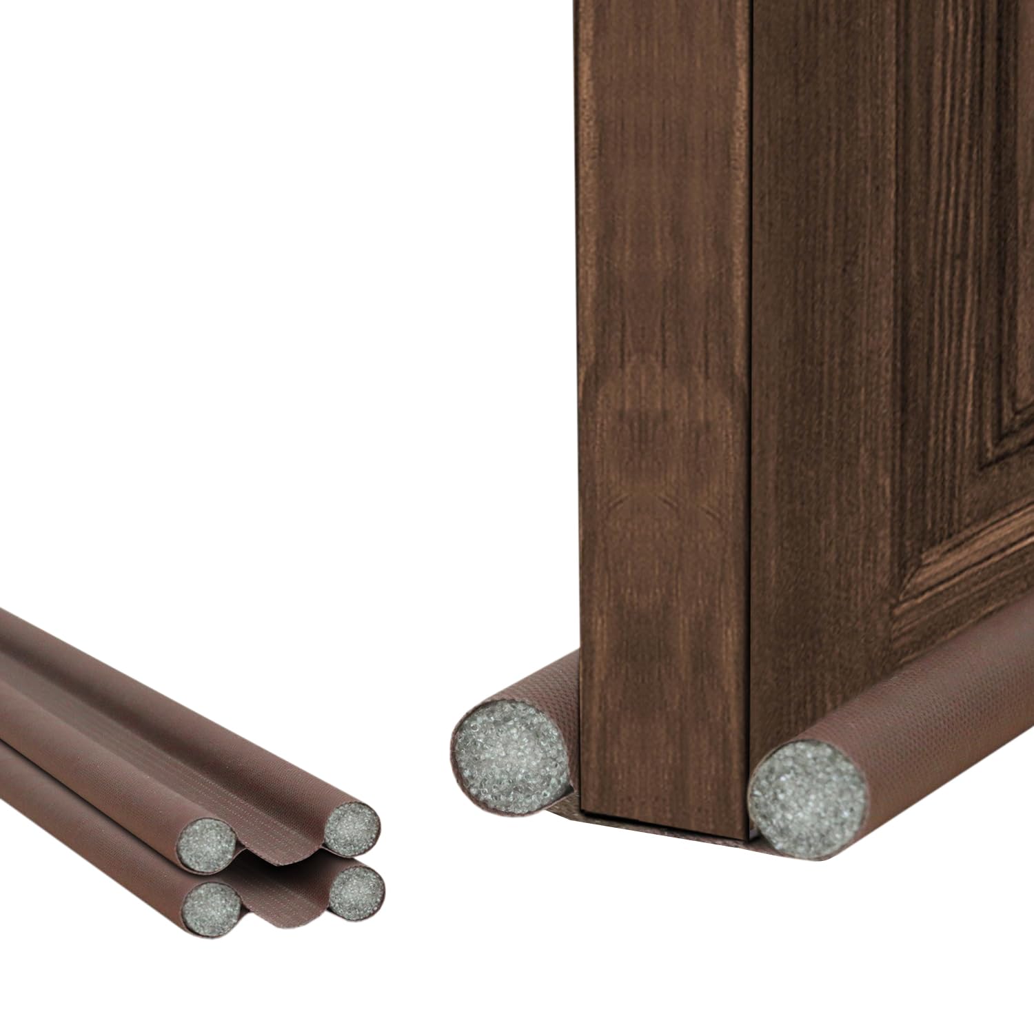 MILDIV Door Bottom Sealing Guard - 39 Inch, (Pack of 3, Brown) - Adjustable Twin Door Sweep Draft Seal, Reduces Noise, Blocks Insects, Wind, Dust, Weather - Perfect for Home, Office, Hotel (B0D8J9X5RP) Amazon Price History, Amazon Price Tracker