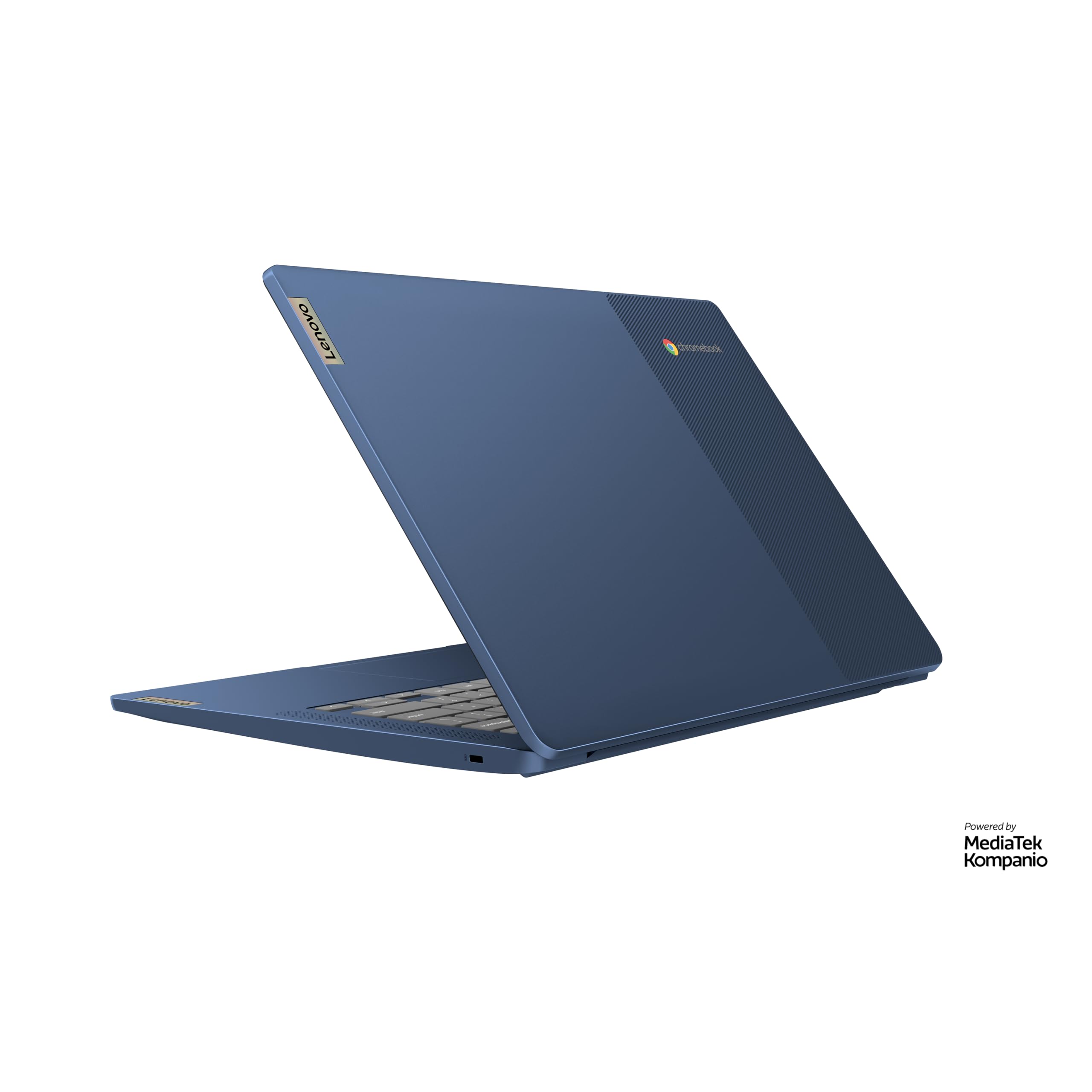 Lenovo IdeaPad Slim 3 Chromebook 14M868 - Ordinateur Portable 14'' FHD (MediaTek Kompanio 520, RAM 4Go, SSD 64Go, Arm Mali-G52 2EE MC2 GPU, Chrome OS) Clavier AZERTY Français - Bleu