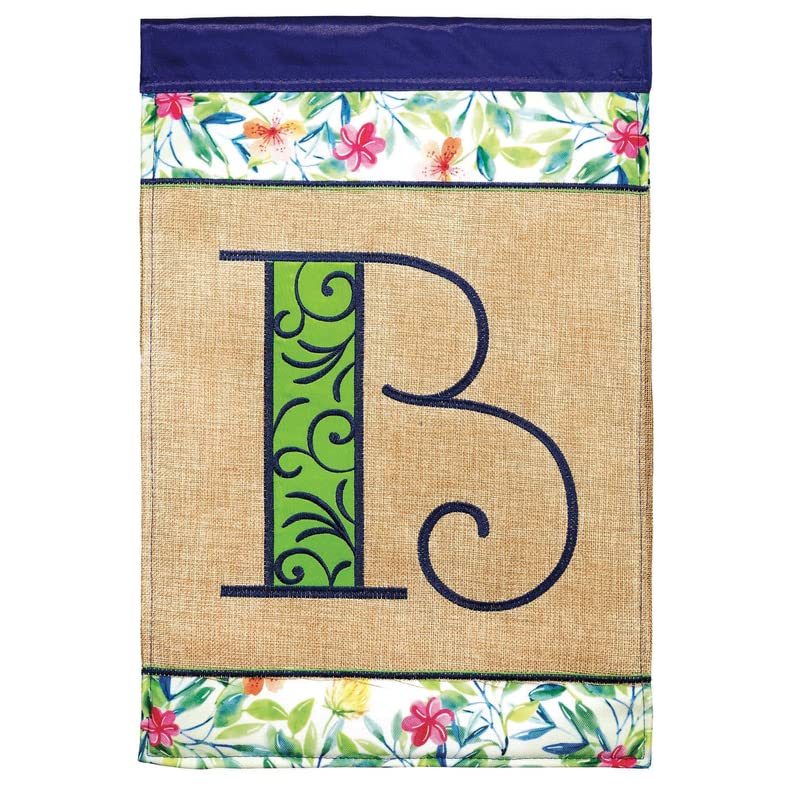 Flg Dapp Monogram B Spring Blap/Prt Garden