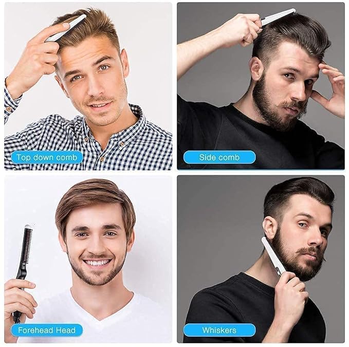 PDSPM Beard Straightener For Men Hair Styler Electric Comb Straightener - Image 5 thumbnail