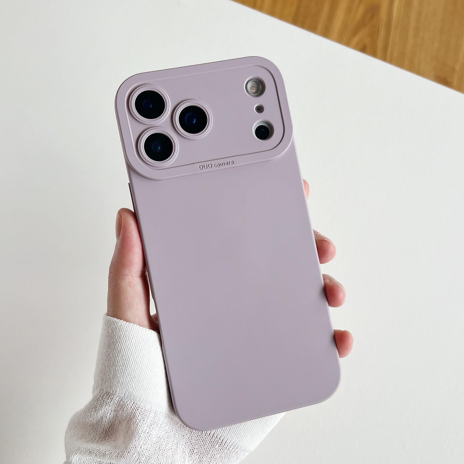 Coque iPhone 17 Pro Grasspurple rigide et silicone antichoc - 8