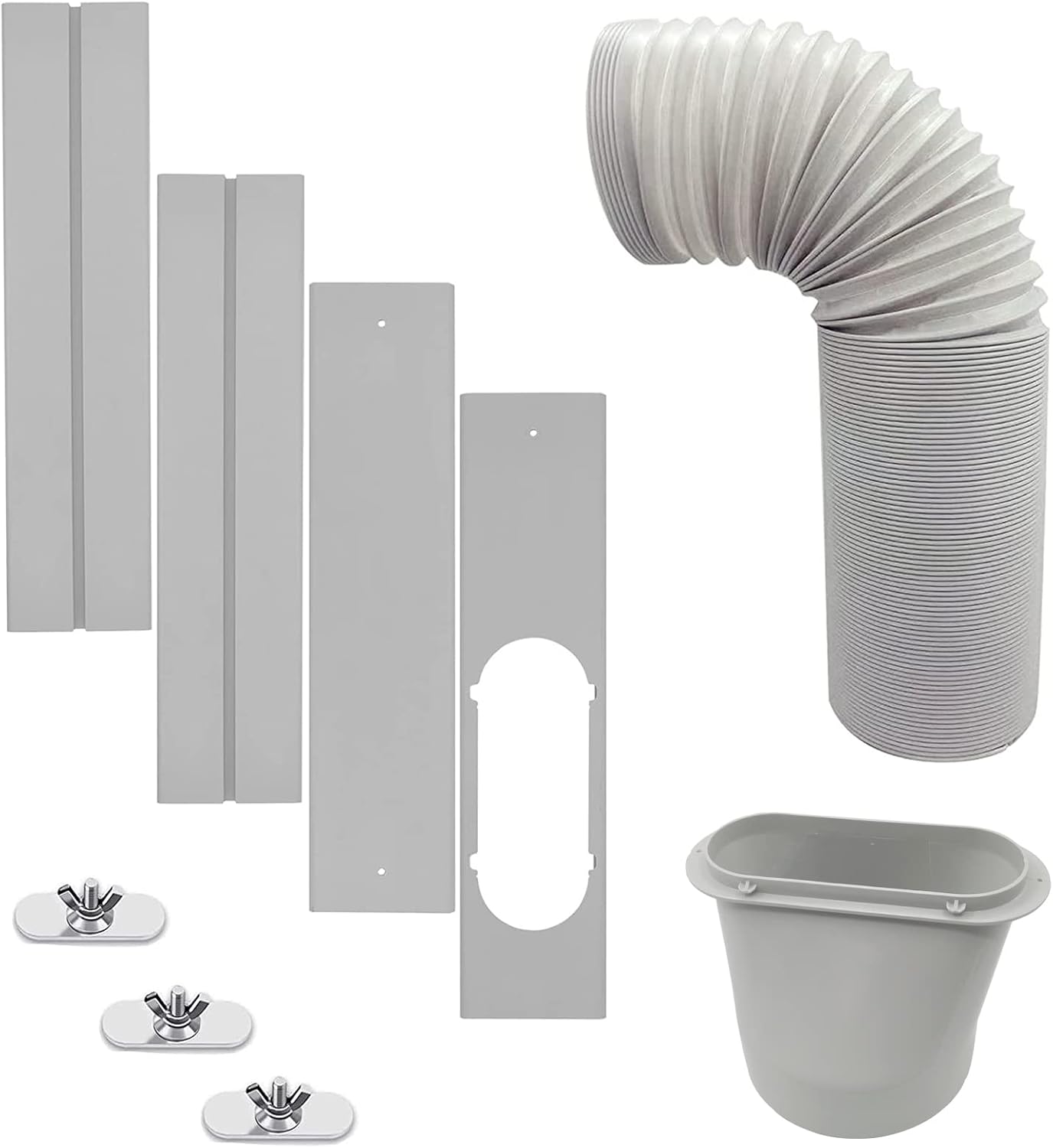 Portable Air Conditioner Windows Vent Kit with 5.9” Exhaust