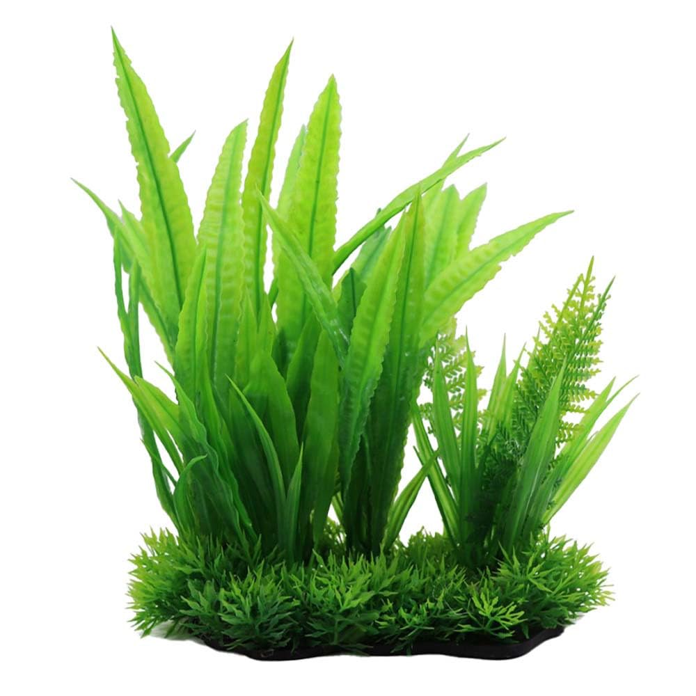 Swell Uk Green Swell Echinodorus Combination Artificial Plant - Pointed Aquarium Décor