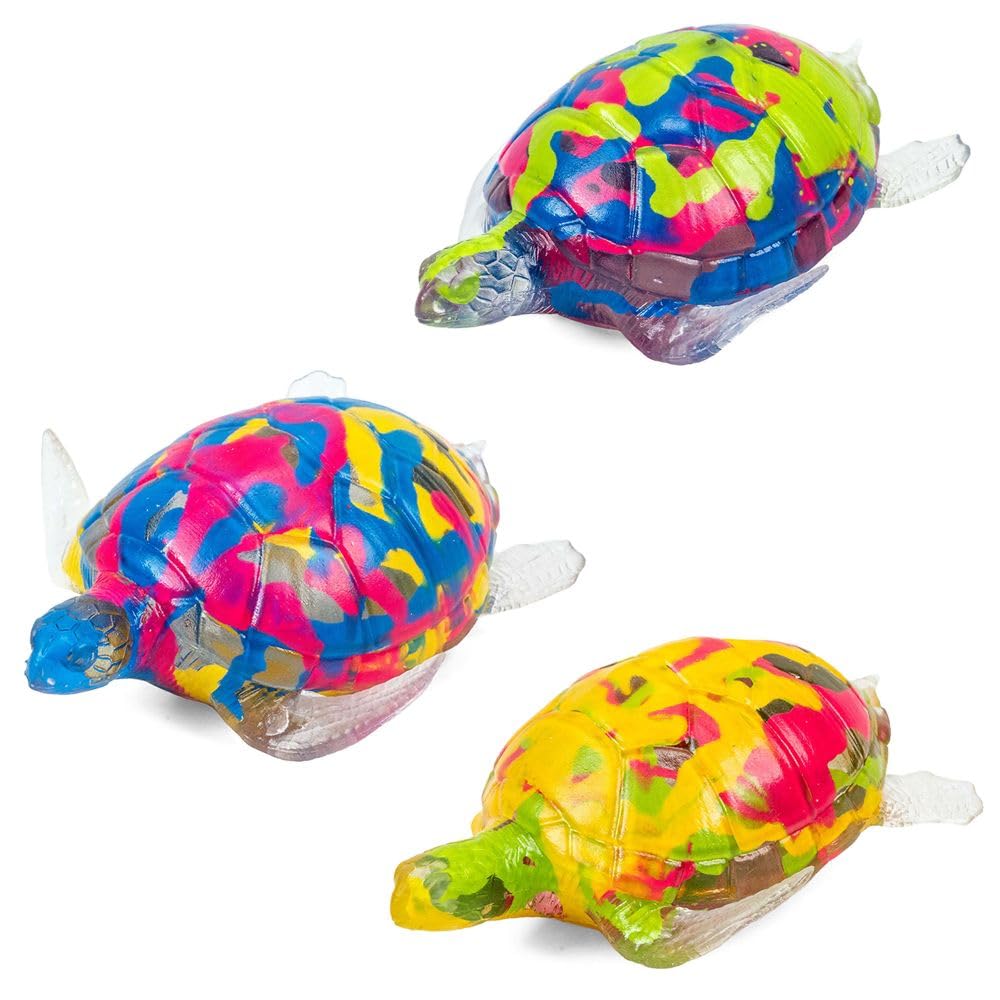 Inkerz Turtle (One Supplied at Random) – Squishy Paint Effect Sensory Fidget Toy, Squeeze Toy for Kids, Stress Relief, Squish Craze Trend