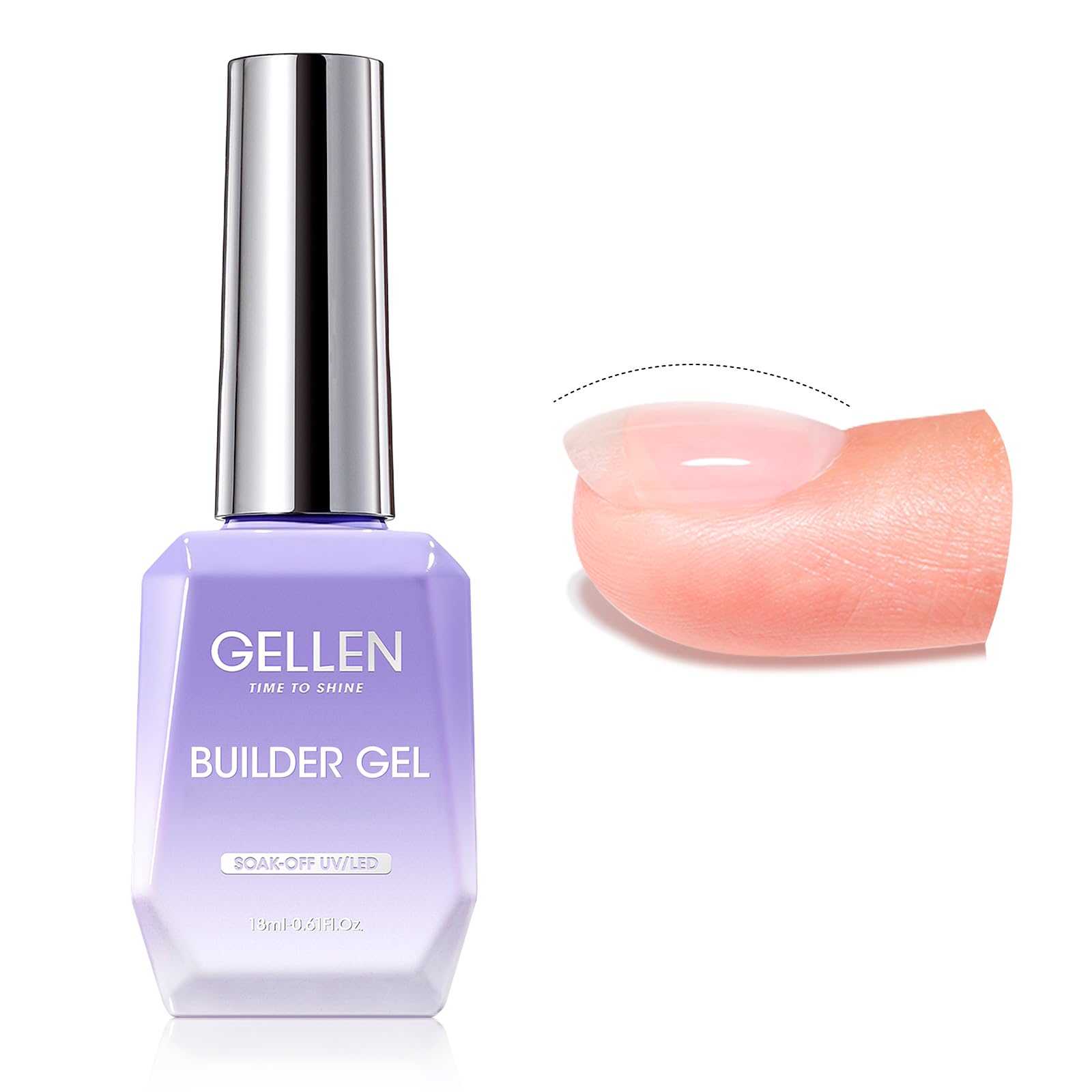 Amazon | Gellen ビルダージェル 5in1 クリアジェル 18ml 長さだし 爪