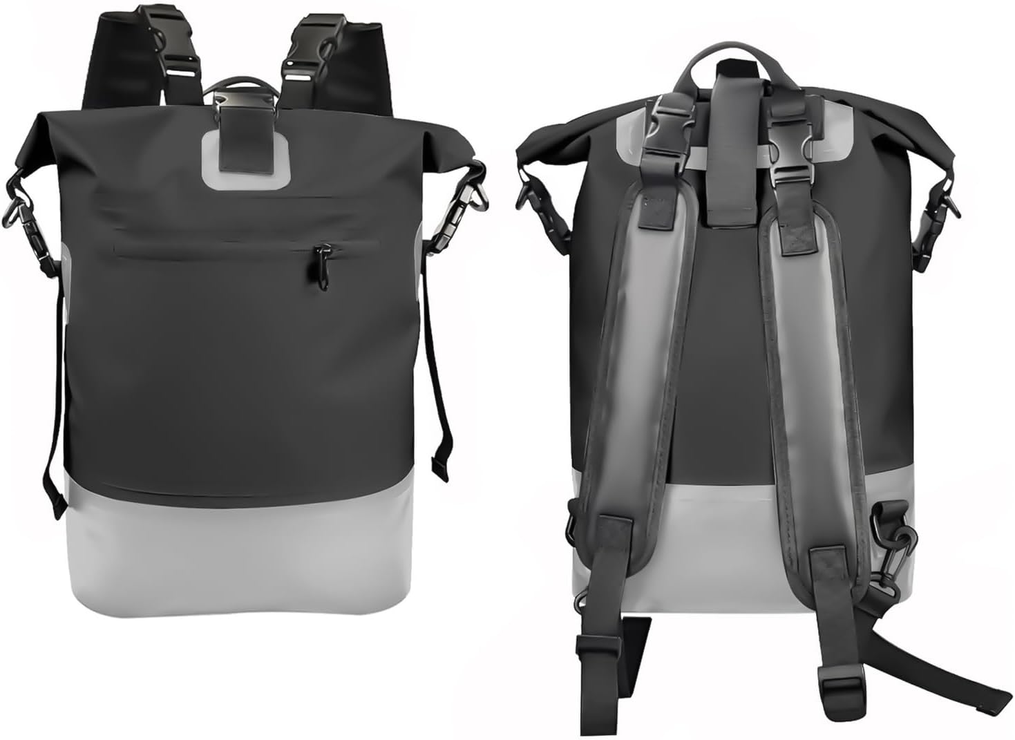 防水ダッフルバッグ、25L防水ロールトップクロージャーバッグ - ドライバックパック | キャンプ、アウトドア、登山、ビーチ、ジム、