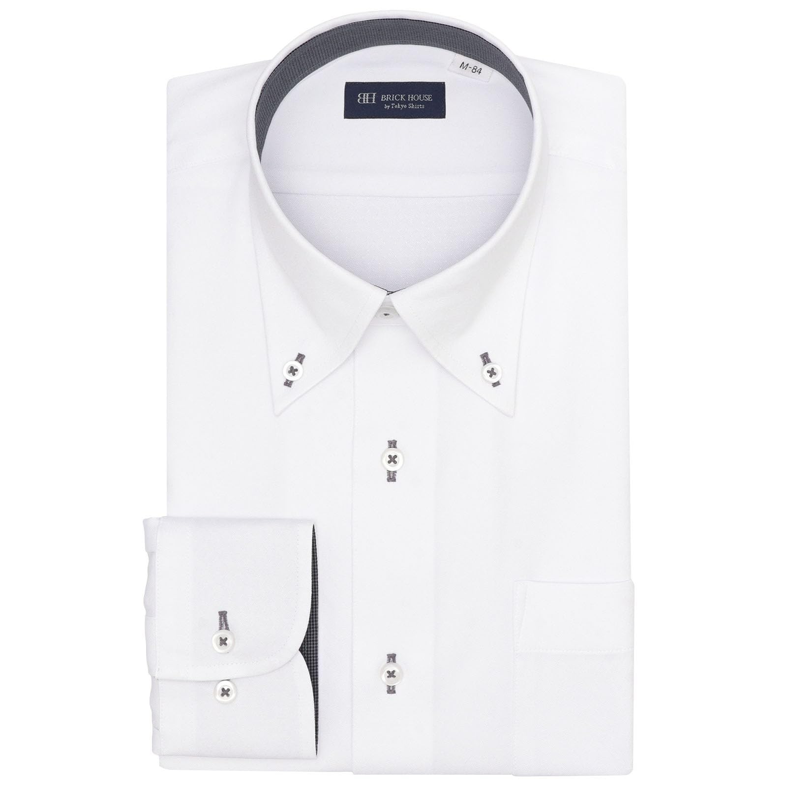 Amazon.co.jp: BRICK HOUSE(ブリックハウス): メンズシャツ 長袖 L41-82