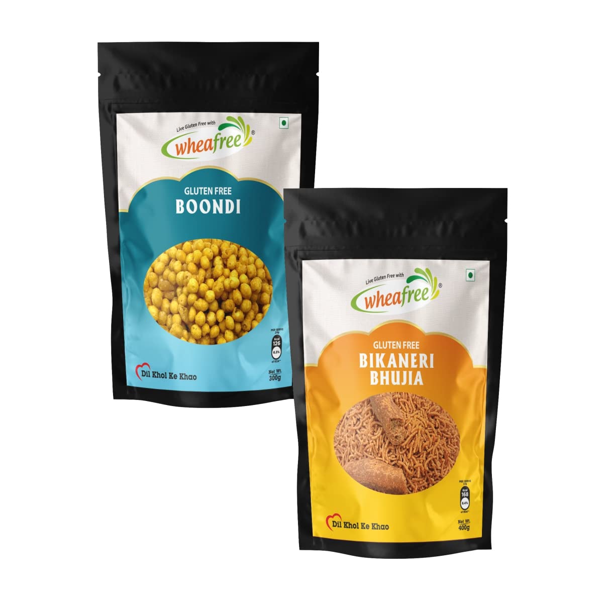 Wheafree Gluten Free Namkeen Combo Pack - Bikaneri Bhujia 400g + Boondi 300g | Delicious, Ready to Eat Snacks | Indian Tasty Crispy and Crunchy Snacks | Tangy and Spicy Taste (B08QMPD4P9) Amazon Price History, Amazon Price Tracker