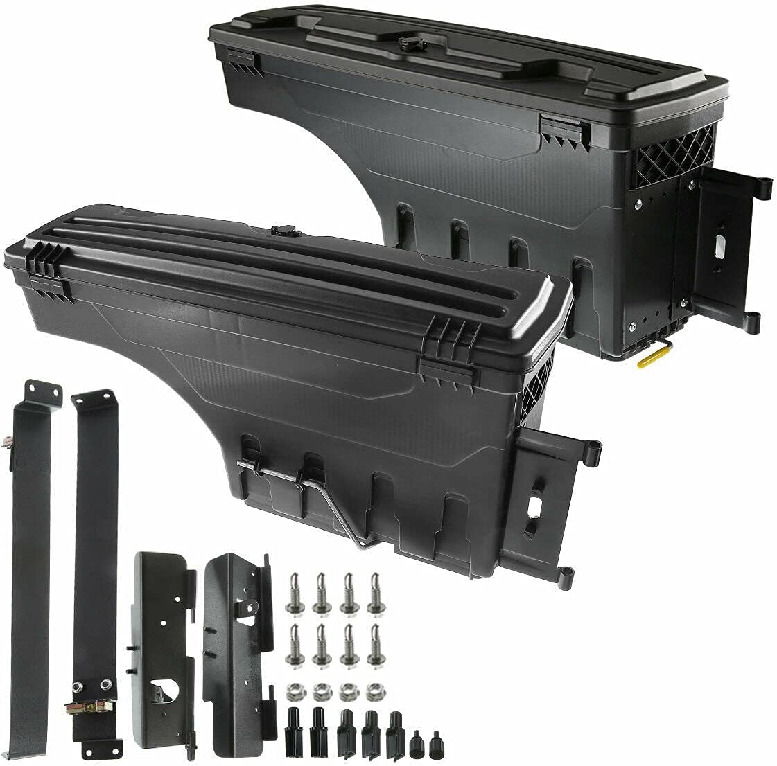 Rear Left & Right Truck Bed Storage Box Toolbox For:2007-2020 Tundra 6'6" Bed