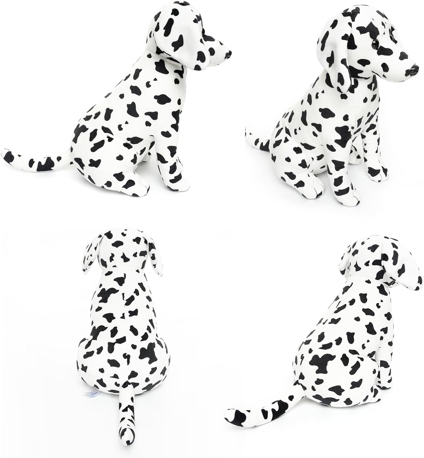 WEIGEDU Dalmatian Stuffed Animals, Stuffed Dalmatian, Stuffed Puppy Dog Plush Toys for Boy Girl Kids Birthday, 12 inches