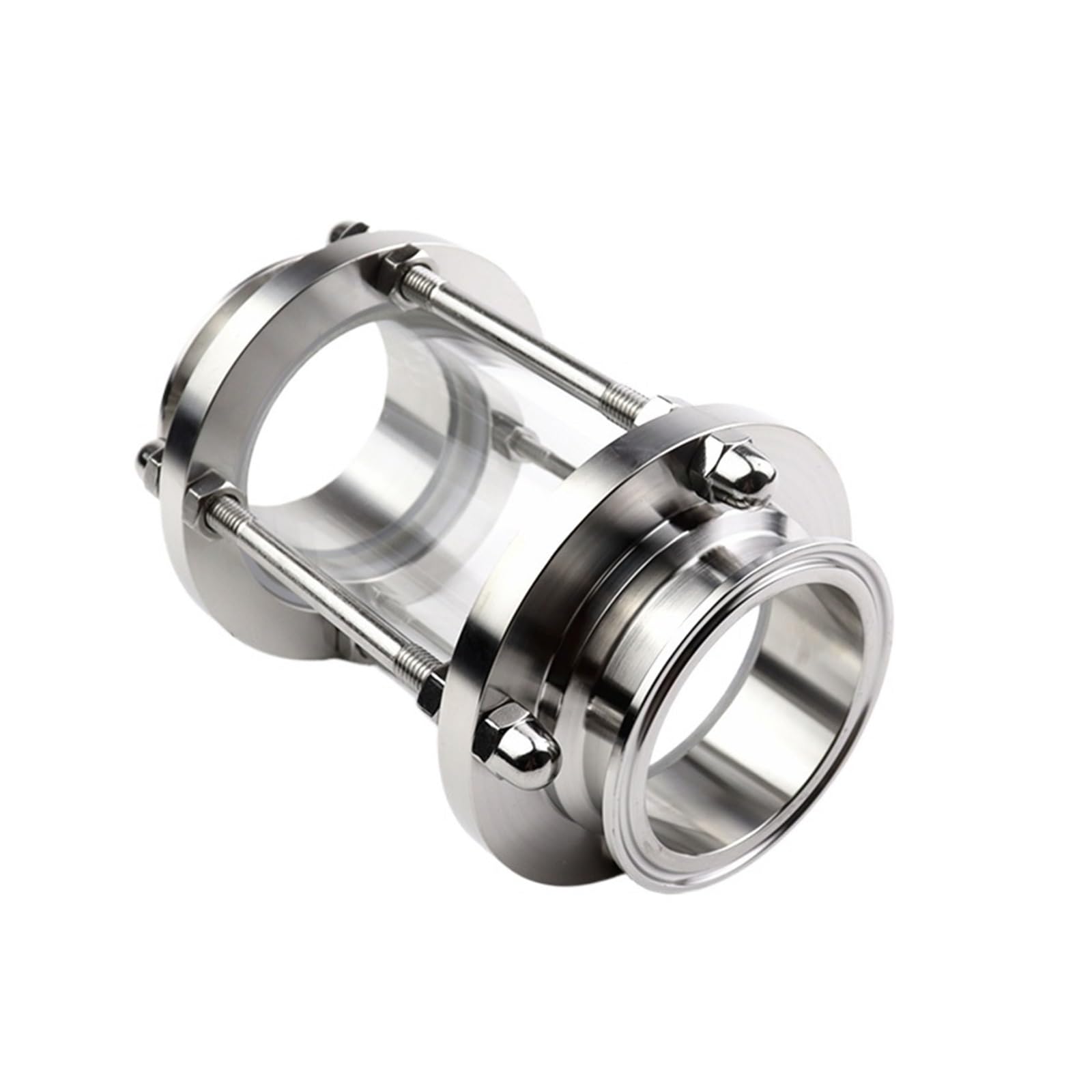 3/4" 1" 1-1/4" 1.5" 2" 3" Tri Clamp Flow Sight Glass Diopter Fit Pipe 304 Fitting(51mm x Ferrule 64)