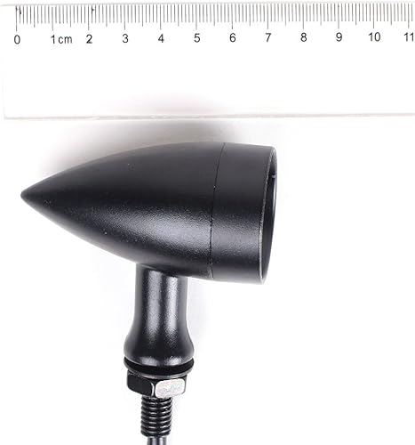 Miniatura 6 de Bompa 2 luces LED intermitentes para motocicleta intermitentes color ámbar universal 12 V para Harley Honda Yamaha Suzuki luces intermitentes C