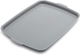 GreenPan Premiere Ovenware Healthy Ceramic Nonstick 18" x 13" Half Rectangular Baking Pan, PFOA & PFAS-Free, Warp-Free Bak...