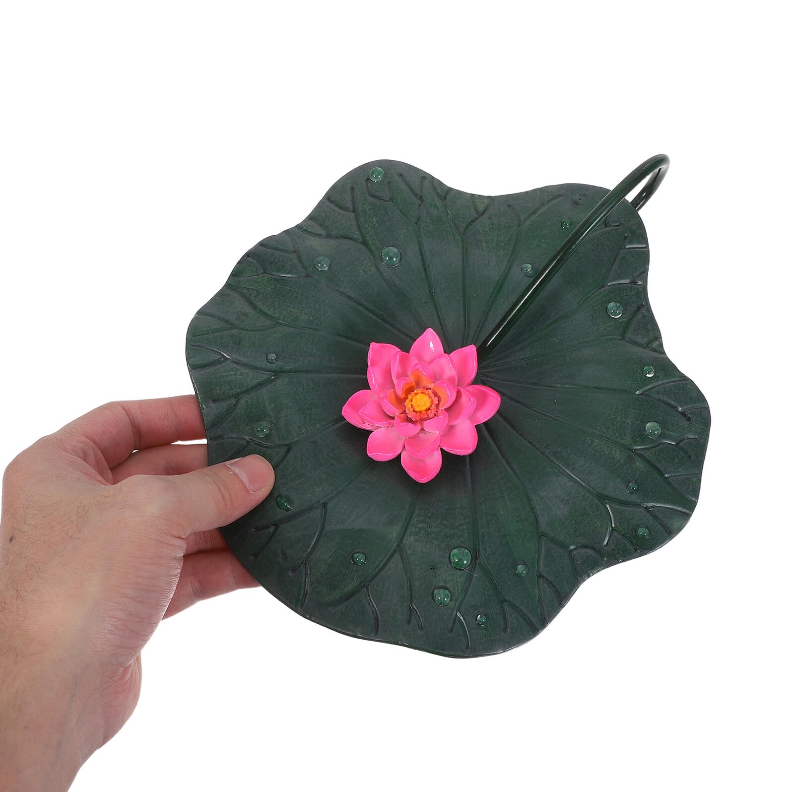 TOYANDONA Servilletero de Granja Diseño de Loto en Hierro para Mesa de Comedor Cocina Restaurante