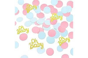 Pink and Blue Gender Reveal Confetti: Celebrate with Joy and Mystery