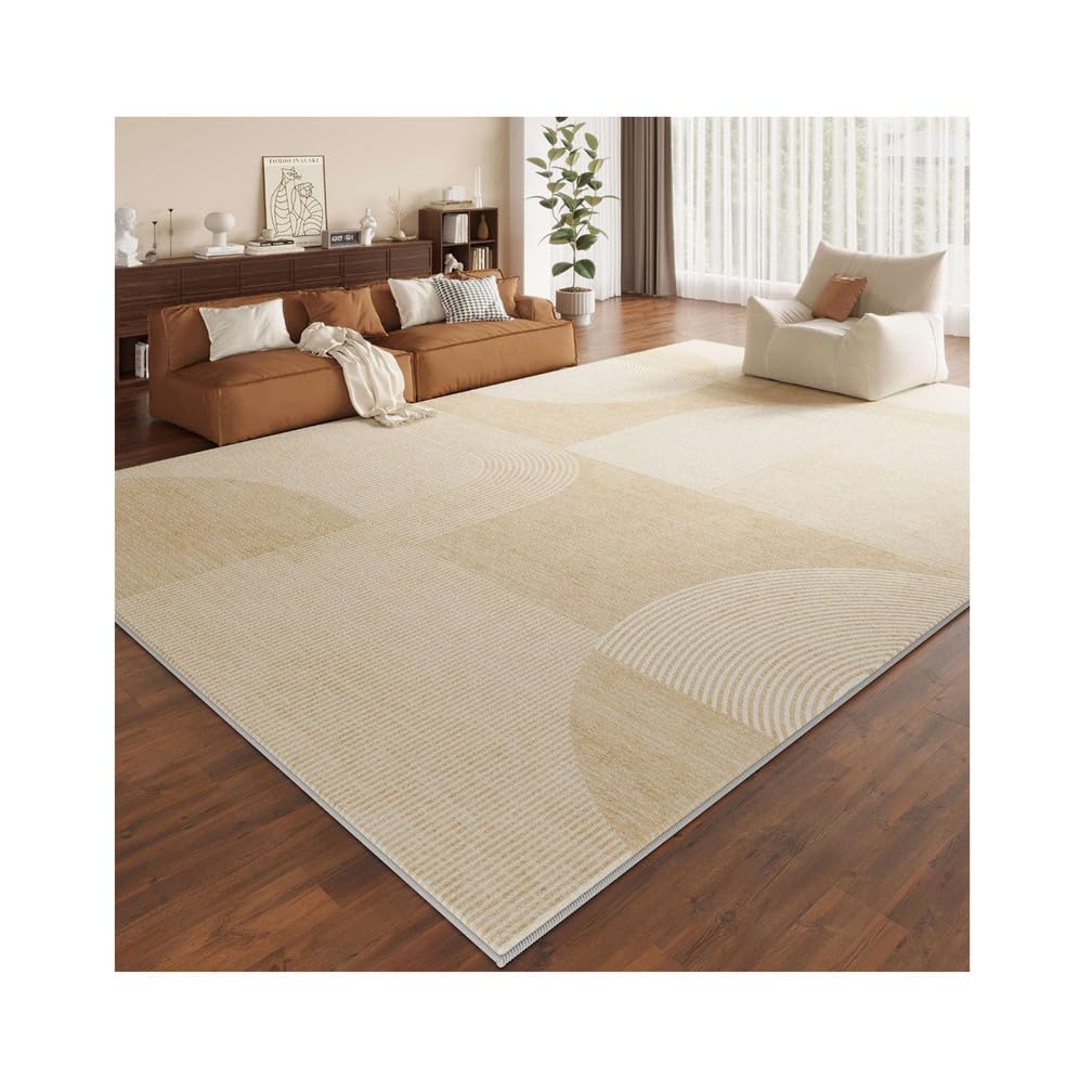 Tapis salon fausse laine lavable antidérapant 180x280 cm
