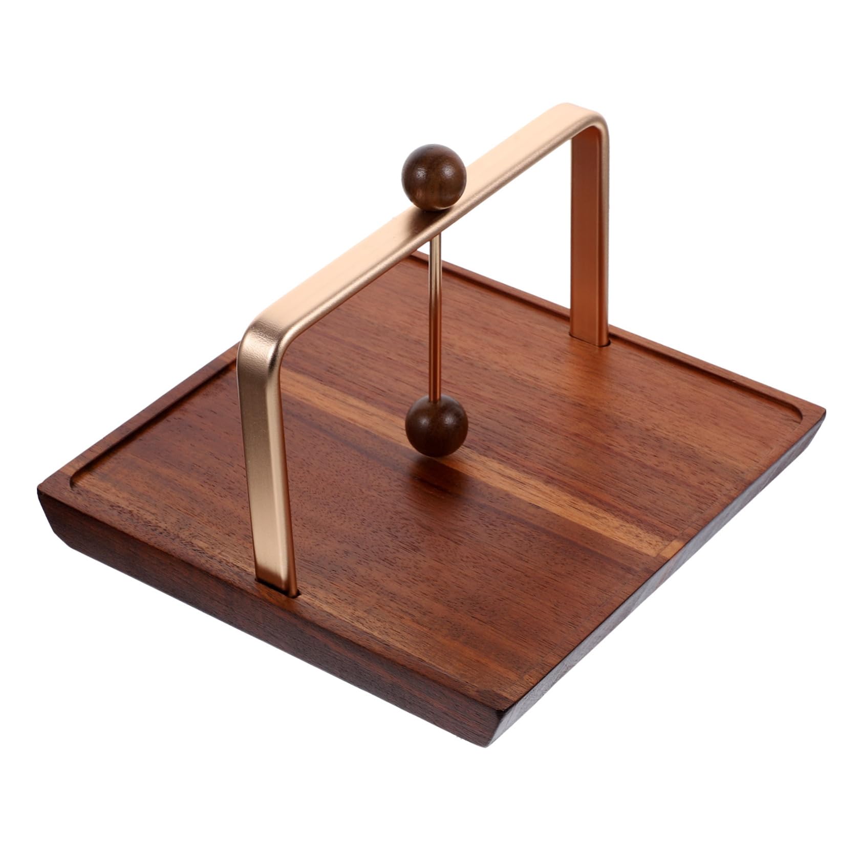 Servilletero de Madera y Hierro para Mesa de Comedor Capacidad Grande y Diseño Cuadrado Elegante y Funcional para Uso en Casas y Oficinas