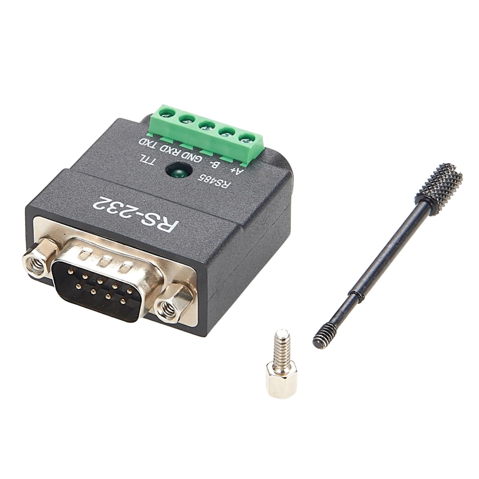 2 In 1 DB9 RS232 to RS485 TTL Serial Converter D-Sub 9Pin to 5Pin Screw Terminal Block RS232 to 3.3V/5V Interface Signal Adapter for Industrial Automation, PLC, Embedded Systems (DB9 Male)-picture-10