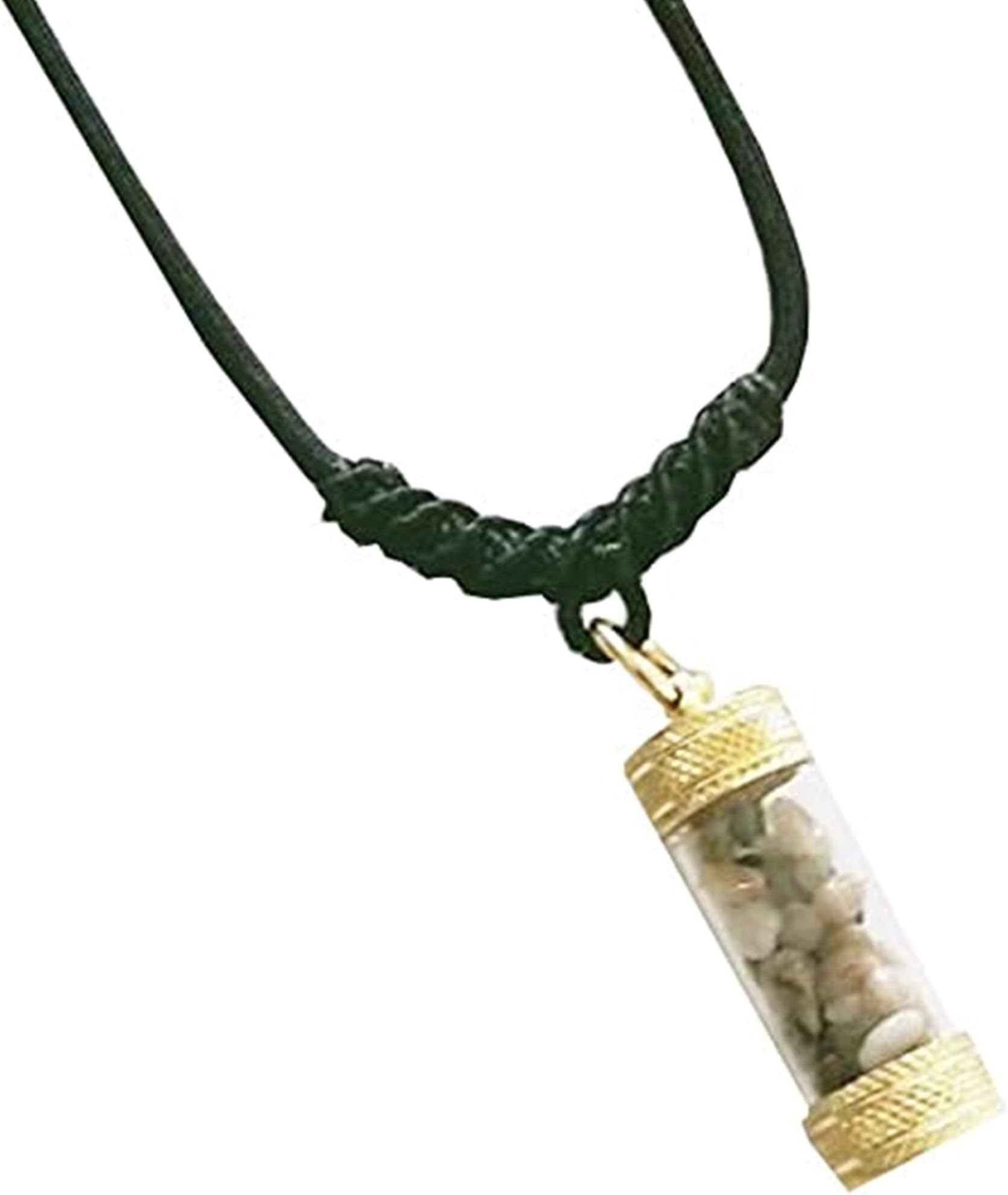 Buddha Thai Amulet Holy Magic Sacred Relics Real Sarira Phra Tath Takrud Pendant Gold Original Necklace Adjustable