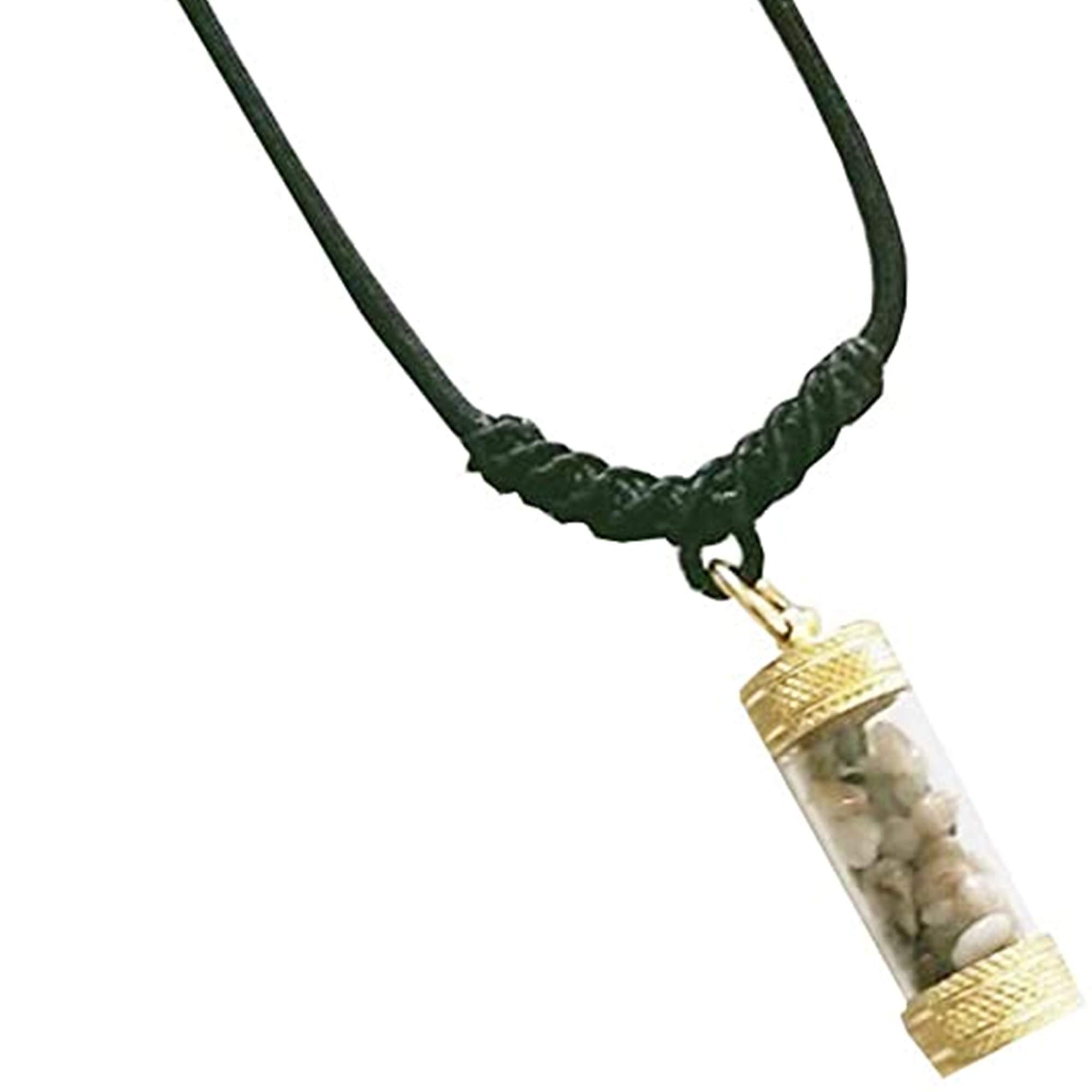 Buddha Thai Amulet Holy Magic Sacred Relics Real Sarira Phra Tath Takrud Pendant Gold Original Necklace Adjustable