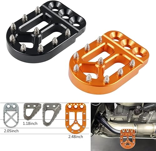 Miniatura 2 de Para KTM 790 Adventure R S 2018-2022 890 Adv - Palanca de freno de pie trasero ajustable para motocicleta, almohadilla de clavija, placa de