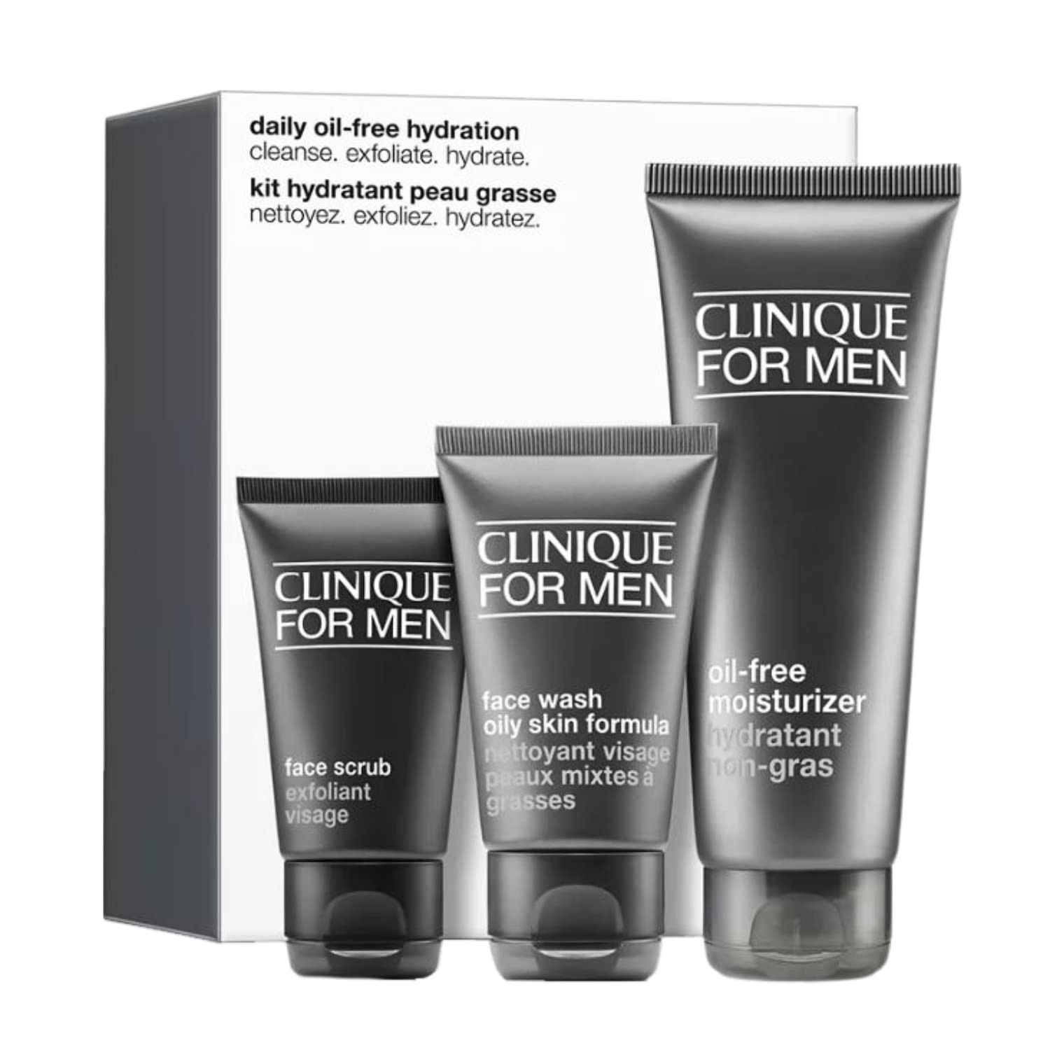 Clinique For Men Daily Oil-Free Hydration 3 Piece Kit
