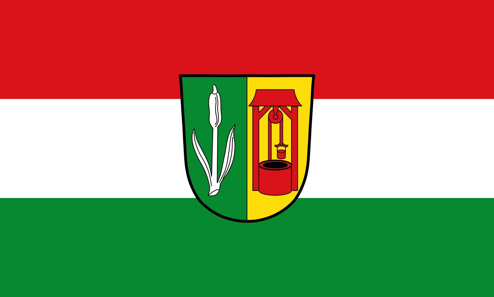Drapeau paysage Karlsfeld grand format pour pavoiser votre jardin