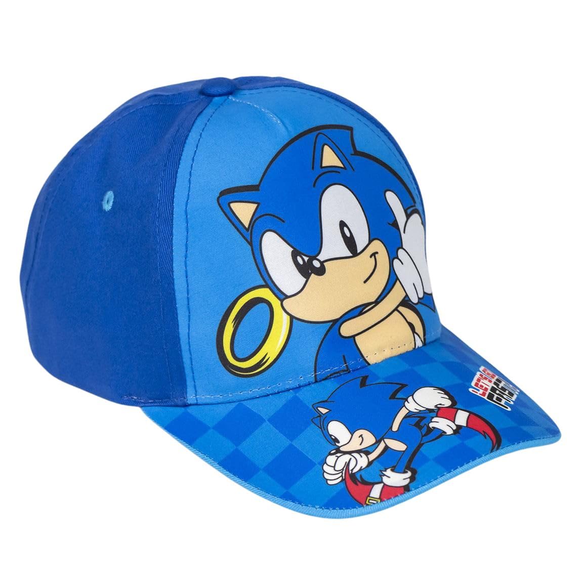 CERDÁ LIFE'S LITTLE MOMENTS Gorra Infantil con Visera de Sonic Color Azul Oscuro Cap, Talla única Boy's