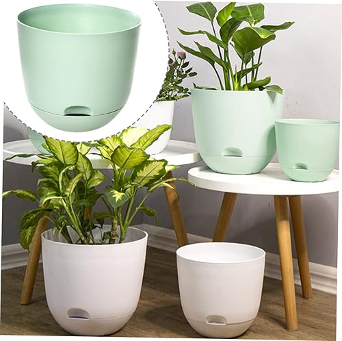 Miniatura 6 de GANAZONO Macetas hidropónicas de riego automático, macetas hidropónicas para plantas de interior, macetas de riego automático de 6 pulgadas, macetas