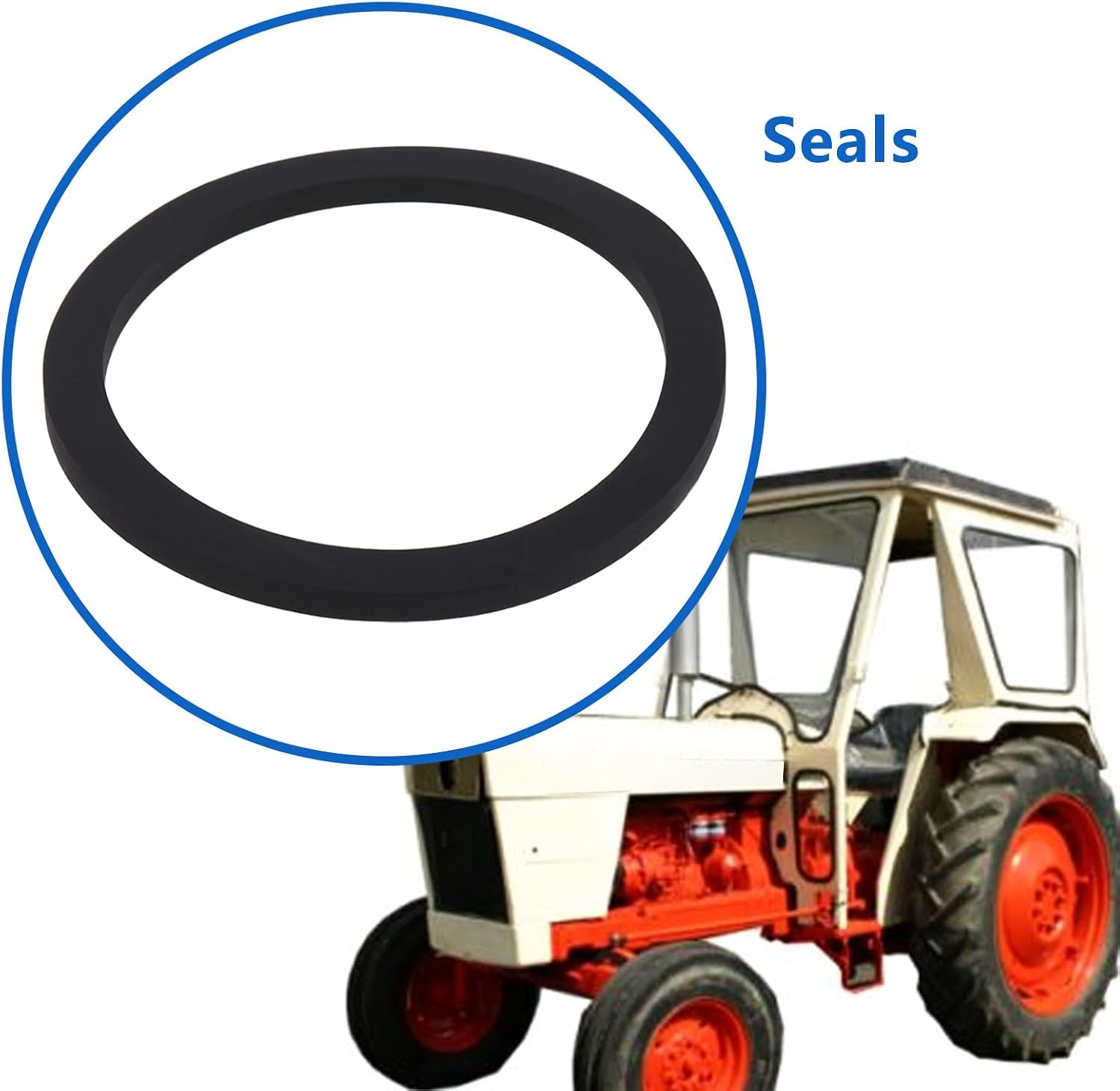 4Pcs Tractor Fuel Lift Pump Bowl Nitrile Rubber Seals 92851 Compatible with Fordson Power Super Major