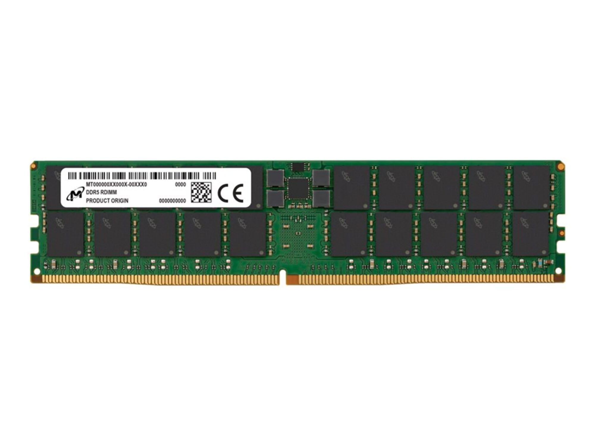 Micron - DDR5 - Module - 96 GB - DIMM 288-PIN - 5600 MHz
