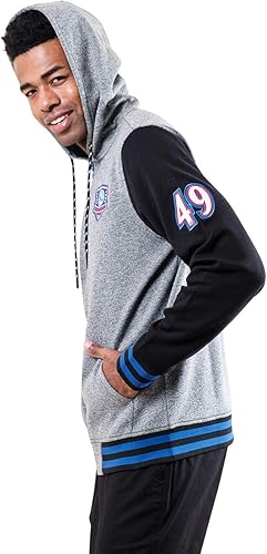 Miniatura 2 de Ultra Game Chaqueta con capucha oficial de la NBA Super Soft MVP con cremallera completa para hombre