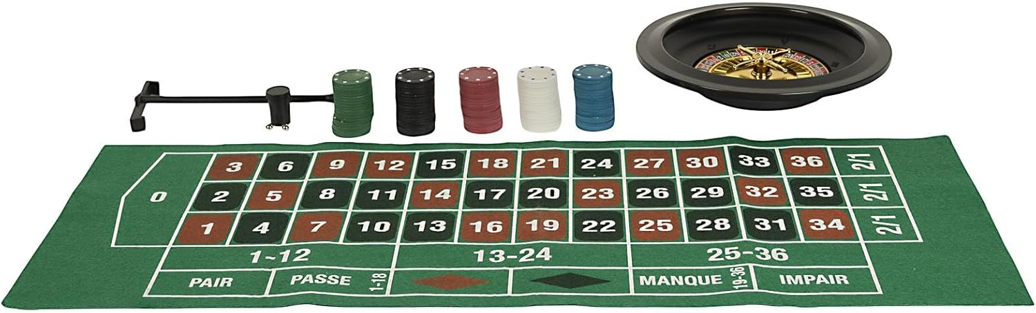 MISTER GADGET, MG3716 Multicolor Casino Roulette Game - Engaging Experience Graphics Social Interactions Multiplatform Compatible - Size 32, Multi-Colour